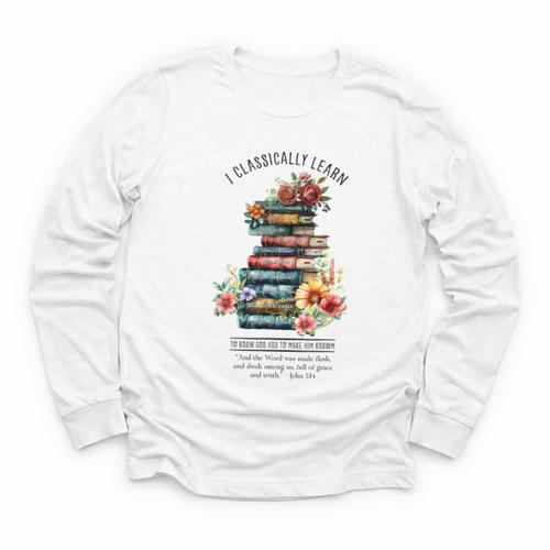 Essentials Classical Conversations CC Tutor Books Youth Long Sleeve Tee - Bookorys