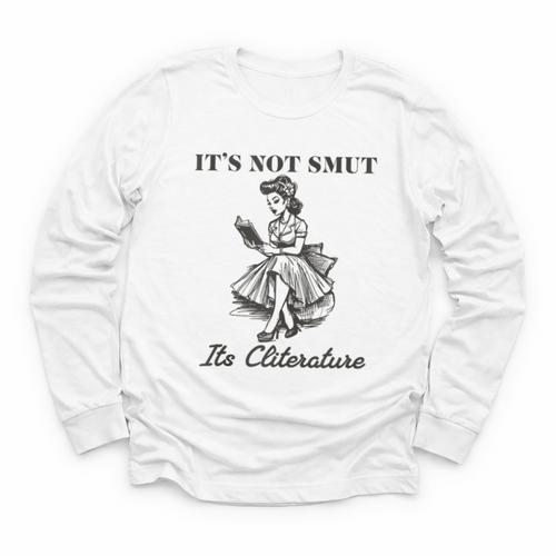 It's Not Smut It's Literature Smut Book Reader Youth Long Sleeve Tee - Bookorys
