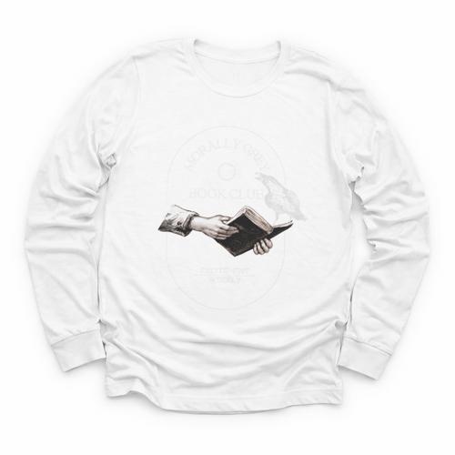 In My Morally Grey Book Club Era Adult Romance Novel Lover Youth Long Sleeve Tee - Bookorys