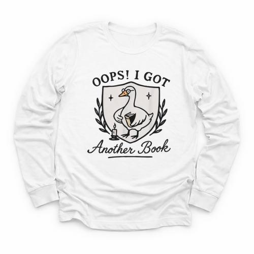 OOPS I GOT Another Book Design Youth Long Sleeve Tee - Bookorys AU