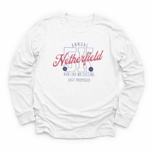Pride And Prejudice Run Like Mr Collins Just Proposed Book Youth Long Sleeve Tee - Bookorys