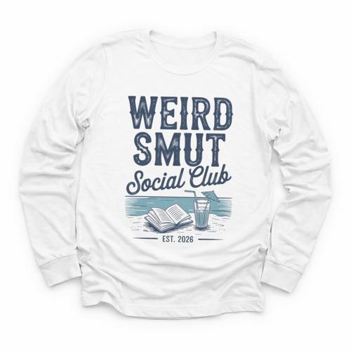 Spicy Romance Book Reader Fan Weird Smut Social Club Premium Tri-Blend Youth Long Sleeve Tee - Bookorys