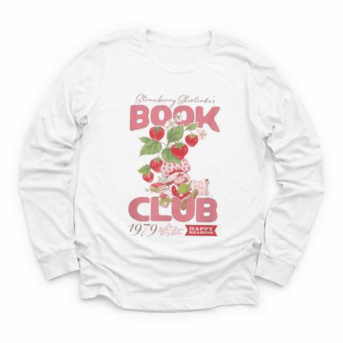 Strawberry Shortcake Book Club 1979 With Berry Besties Youth Long Sleeve Tee - Bookorys UK