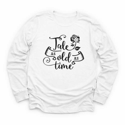 Tale As Old As Time Book Club Books Lover Youth Long Sleeve Tee - Bookorys AU