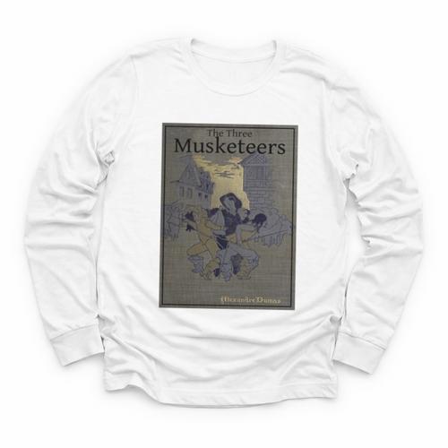 The Three Musketeers Book Cover Youth Long Sleeve Tee - Bookorys