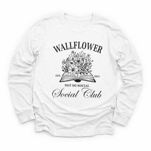 Wallflower Social Club Wildflower Social Club Book Lover Youth Long Sleeve Tee - Bookorys CA