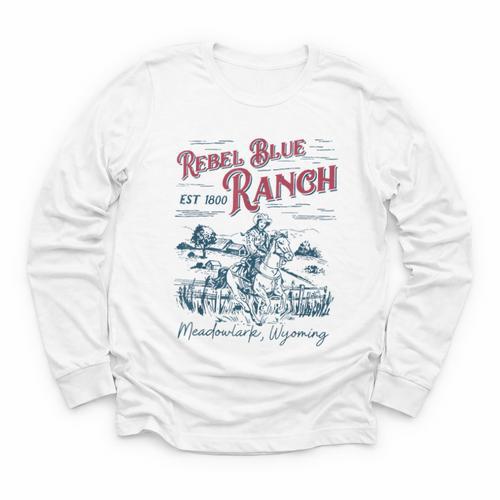 Western Book Love Cowboy Reader Bookish Bookworm Cowgirl Youth Long Sleeve Tee - Bookorys CA