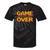 1980s Nostalgia Arcade Gamer Retro Video Game Novelty Tie-Dye T-Shirts Black Tie-Dye