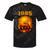1985 Vintage Sunset Surf Truck Retro Beach Nostalgia Tie-Dye T-Shirts Black Tie-Dye