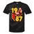 1987 Retro Roller Skate Vintage 80s Nostalgia Collector Tie-Dye T-Shirts Black Tie-Dye