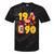 1990 Retro Raised On 90s Music Old School Nostalgia Punk Tie-Dye T-Shirts Black Tie-Dye