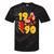 1990 Retro Roller Skate Vintage 90s Nostalgia Collector Tie-Dye T-Shirts Black Tie-Dye
