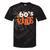 60's Vibe Retro Nostalgia Classic Mixtape Era 1960s Party Tie-Dye T-Shirts Black Tie-Dye