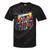 80s 90s Retro Party Costume Nostalgia Cassette Tie-Dye T-Shirts Black Tie-Dye