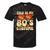 This Is My 80s Costume Vibes Nostalgia 1980s Vintage Fashion Tie-Dye T-Shirts Black Tie-Dye