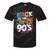 90's Nineties Nostalgia Costume Party Back To The 90s Tie-Dye T-Shirts Black Tie-Dye