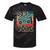 90's Vibe Vintage Style Cassette Tape Nostalgia 1990s Party Premium Tri-Blend Tie-Dye T-Shirts Black Tie-Dye