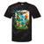 Aqua In The Skies Frutiger Aero Tie-Dye T-Shirts Black Tie-Dye