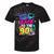 Back To The 90s Nostalgia Cassette Game Console Boombox Tie-Dye T-Shirts Black Tie-Dye