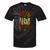 Elder Emo Floral Gothic Vintage Nostalgia Tie-Dye T-Shirts Black Tie-Dye