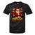 Family Christmas Retro Santa Holiday Nostalgia Vibes Tie-Dye T-Shirts Black Tie-Dye