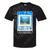 Frutiger Aero Aesthetic Tech Computer Aquarium Tarot Card Tie-Dye T-Shirts Black Tie-Dye