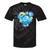 Frutiger Aero Metro Abstract Maximalism 2000s Nostalgia Tie-Dye T-Shirts Black Tie-Dye