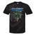 Frutiger Aero Palm Tree Y2k Aesthetic 2000s Trend Tie-Dye T-Shirts Black Tie-Dye