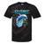 Frutiger Aero Splashy Dolphin Y2k Aesthetic Graphic Tie-Dye T-Shirts Black Tie-Dye