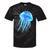 Frutiger Aero Y2K Jellyfish Tie-Dye T-Shirts Black Tie-Dye