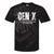 Gen X Caffeine Sarcasm 90s Nostalgia Men Women Graphic Tie-Dye T-Shirts Black Tie-Dye