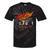 Hotrod Vintage Style Car Nostalgia Hotrod Distressed Premium Tri-Blend Tie-Dye T-Shirts Black Tie-Dye