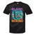 Be Kind Rewind 90s VHS Nostalgia Retro Tie-Dye T-Shirts Black Tie-Dye