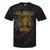 Los Angeles Hotrods Automotive Nostalgia Distressed Tie-Dye T-Shirts Black Tie-Dye