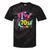 I Love The 70s Vintage Cassette Roller Vinyl Nostalgia 70s Premium Tri-Blend Tie-Dye T-Shirts Black Tie-Dye