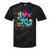 I Love The 70s Vintage Cassette Roller Vinyl Nostalgia 70s Tie-Dye T-Shirts Black Tie-Dye