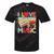 I Love 90's Music Retro Style Nostalgia Cassette 1990s Party Premium Tri-Blend Tie-Dye T-Shirts Black Tie-Dye