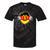 Nostalgia Chest Flag GDR Tie-Dye T-Shirts Black Tie-Dye