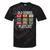 Old School Playlist Nostalgia Vibes Cassette Tie-Dye T-Shirts Black Tie-Dye