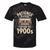 Patience Please I'm From The 1900s Cassette Tie-Dye T-Shirts Black Tie-Dye