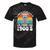 Please Be Patient With Me I'm From The 1900s Kawaii Tie-Dye T-Shirts Black Tie-Dye