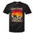 Please Be Patient I'm From The 1900s Sunset Vintage Wagon Tie-Dye T-Shirts Black Tie-Dye