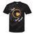 Pluto Never Forget Space Nostalgia Planetary Humor Tie-Dye T-Shirts Black Tie-Dye