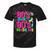 Retro 1980s 80's Baby 1990s 90's Made Me Nostalgia Vibes Premium Tri-Blend Tie-Dye T-Shirts Black Tie-Dye