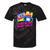 Retro Cassette Vintage 80s Nostalgia Tie-Dye T-Shirts Black Tie-Dye