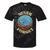 Retro CD Player Never Forget Nostalgia Vintage Tie-Dye T-Shirts Black Tie-Dye