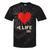 Retro Gamer 1 Life Pixel Heart – 8-Bit Gaming Nostalgia Tie-Dye T-Shirts Black Tie-Dye