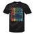 Retro Nineties Style Audio Tape Nostalgia Year 1990 Premium Tri-Blend Tie-Dye T-Shirts Black Tie-Dye