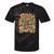 Retro Nostalgia Era Disco Groovy 80s 90s Vintage Aesthetic Premium Tri-Blend Tie-Dye T-Shirts Black Tie-Dye