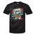 Retro Old Cassette Tape Cartoon With Walker Nostalgia Tie-Dye T-Shirts Black Tie-Dye